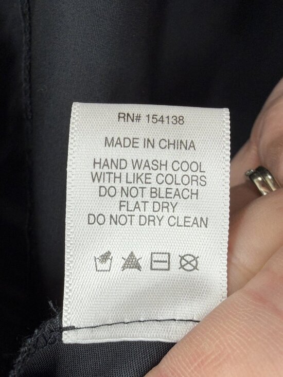 Staud Black Whiskey Vincent Midi Shirt Dress size XS Faux Leather Trim $275 - Picture 8 of 10